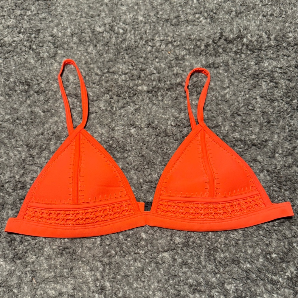 Triangl Swimwear Bright Orange Bikini Top